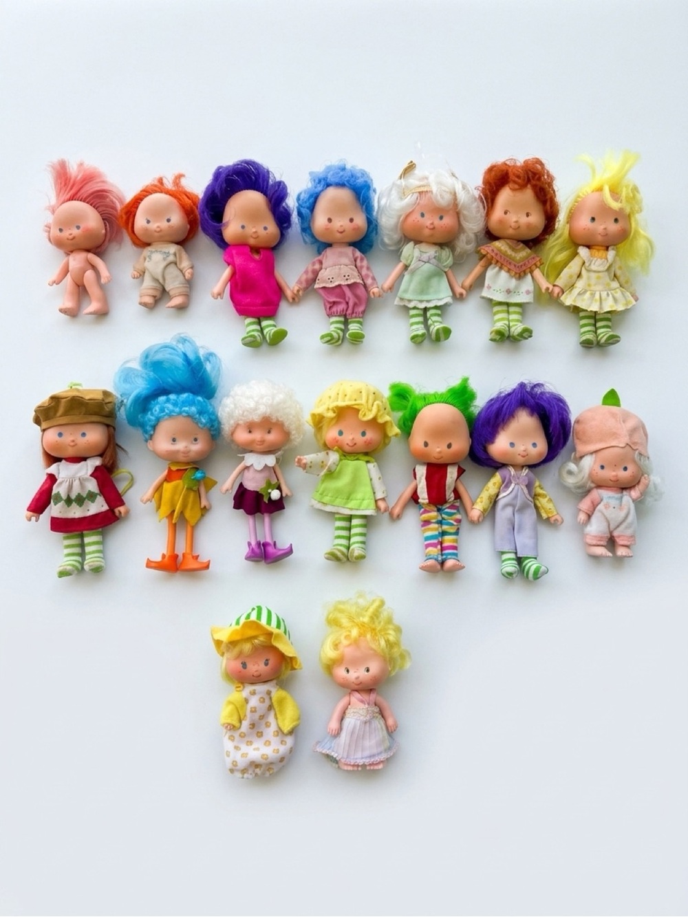 Bundle Of 17 1980s Strawberry Shortcake Collectable Dolls